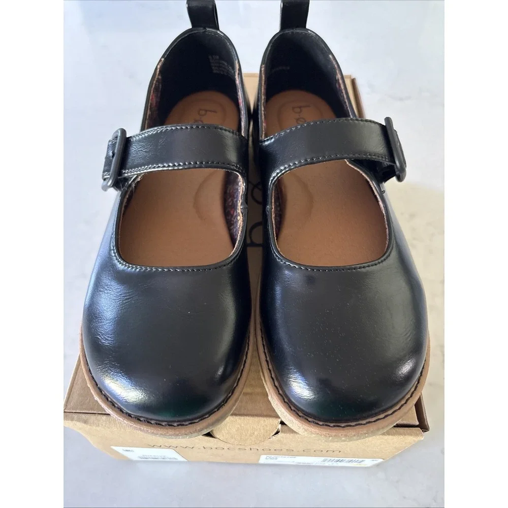 BOC by Born Lara Women's 6.5 Round Closed Toe Mary Jane Shoes Black New